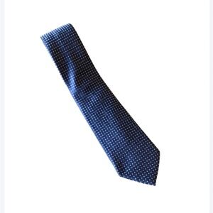 IKE BEHAR Blue Silk Tie